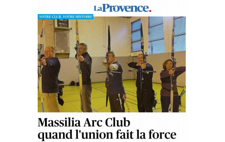 Le Massilia Arc Club dans La Provence !